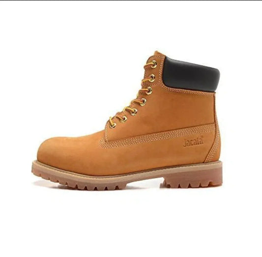Men's JACATA • 8061 • 6" Classic Premium Nubuck Work Boot - Wheat - BuyJacataBoots.online