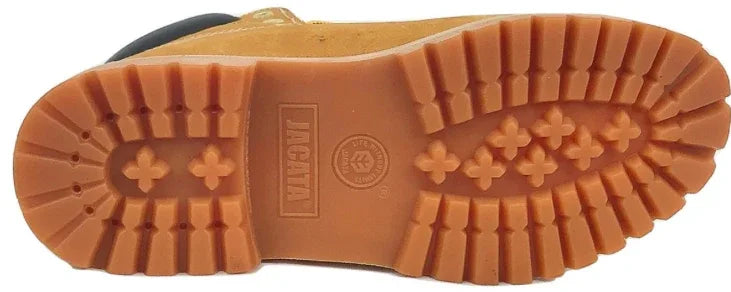 Men's JACATA • 8061 • 6" Classic Premium Nubuck Work Boot - Wheat - BuyJacataBoots.online