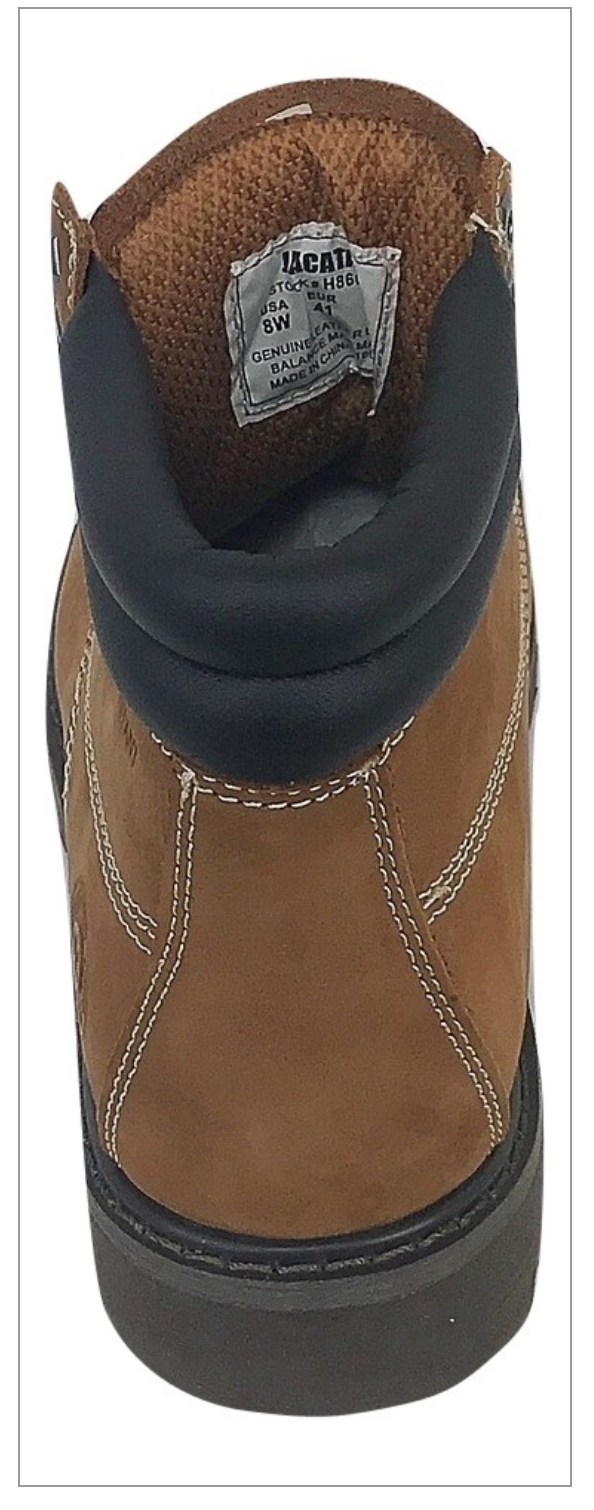 Men's JACATA • 8602• 6" Classic Work Boot - Brown Nubuck