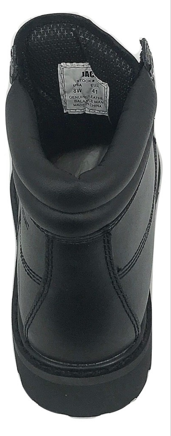 Men's JACATA • 8603 • 6" Classic Work Boot - Black Smooth Leather