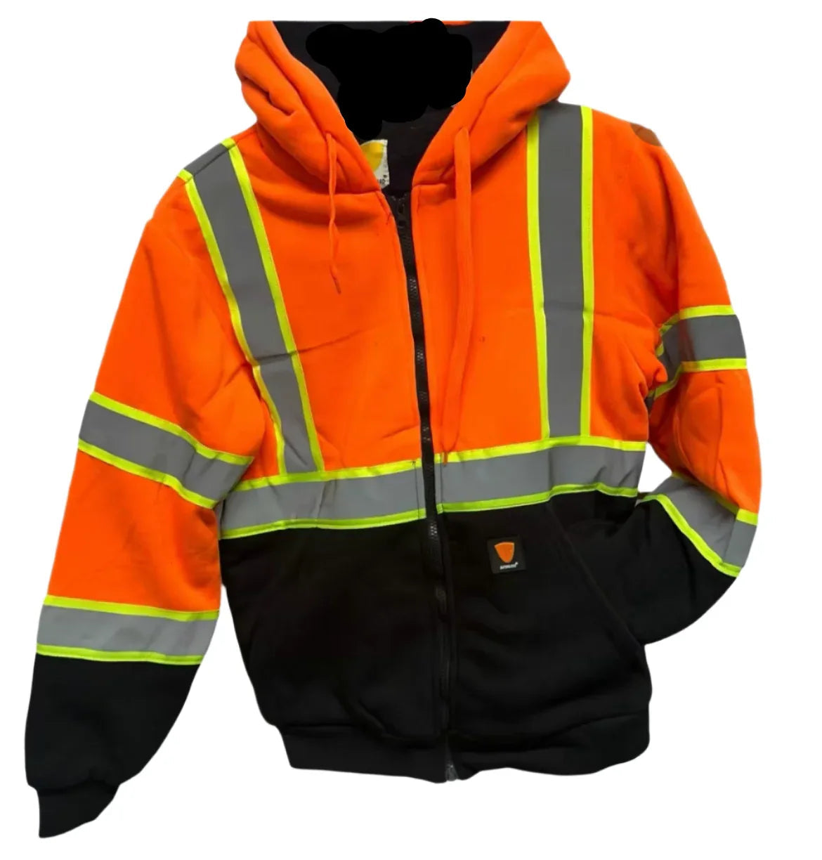 Men's SafeGuard High-Visibility Fleece Lined Zipper Hoody #0515 Available in 4 Colors - BuyJacataBoots.online