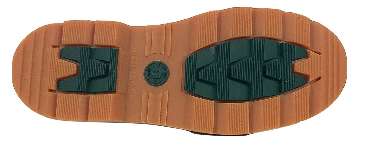 Men's JACATA • 8605 • 6" Classic  Steel Toe Work Boot - 8605 - Tan Nubuck Leather