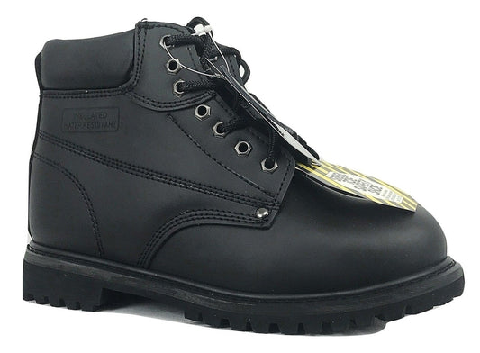 Men's Jacata • 8609 •  6" Classic  Steel Toe Work Boot - Black Smooth Leather